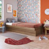 Cama Solteiro Box Baú 80 Bogotá 78x188cm Mel