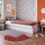 Cama Solteiro Box Baú 80 Bogotá 78cm X 188cm Branco