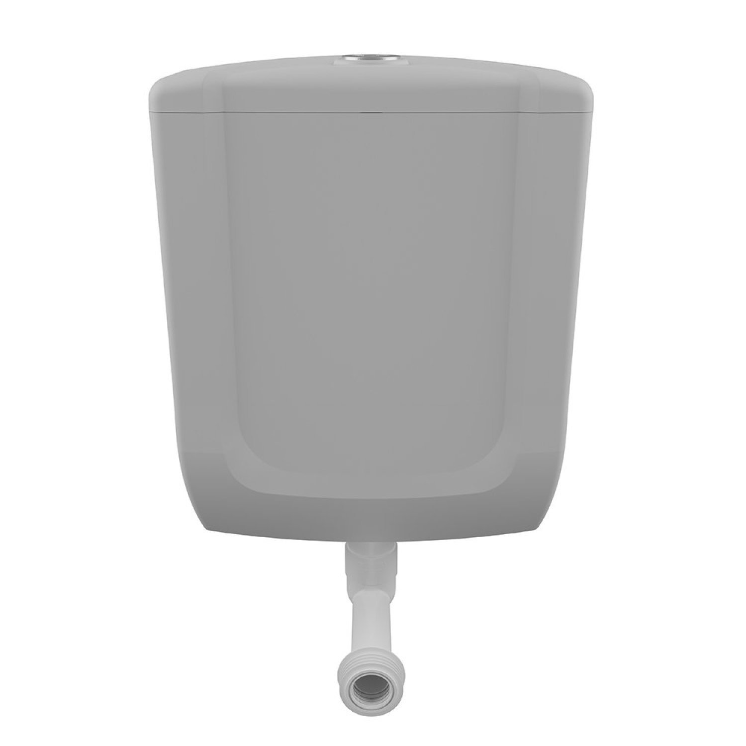 Caixa De Descarga Baixa De Até 6 Lpf Com Duplo Acionamento Astra Cinza