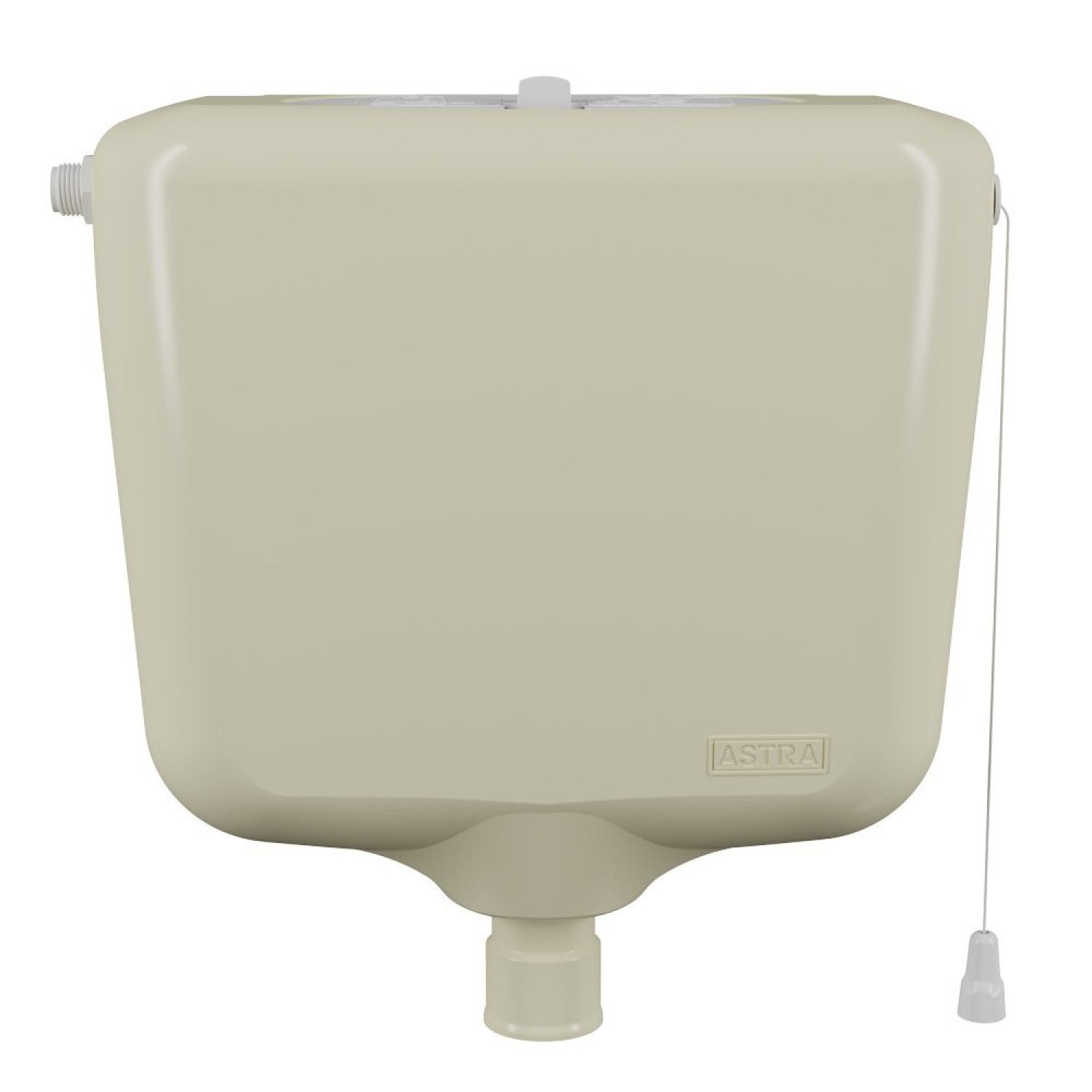Caixa De Descarga Elevada Com Volume Regulável De 6,8 A 9l Astra Bege Claro