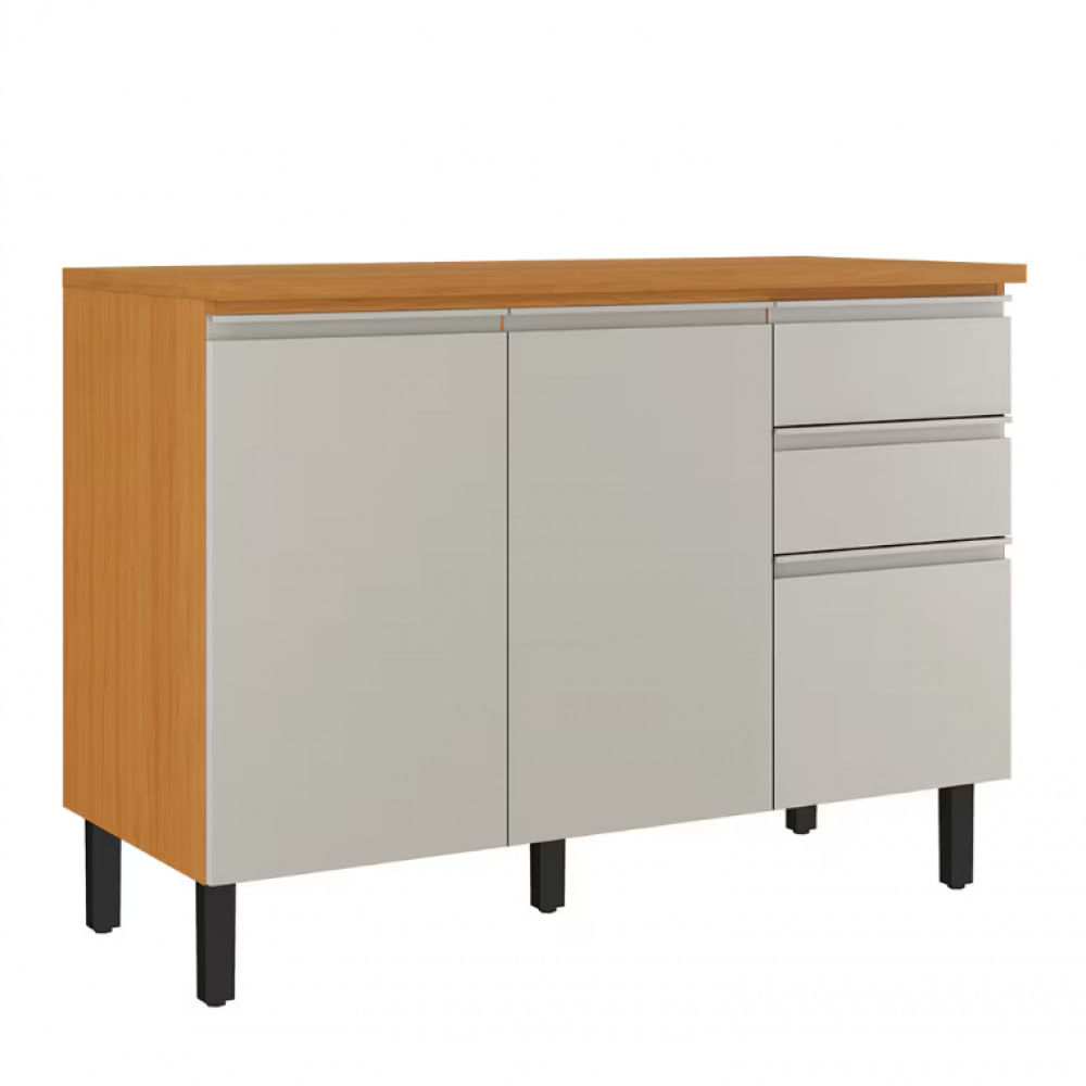 Balcão Itatiaia Ideale Com 3 Portas E 2 Gavetas