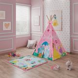 Cabana Tenda Infantil Princesas Disney Pura Magia Rosa