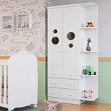Guarda-roupa Infantil Duda Plus Com 2 Portas Peroba Móveis