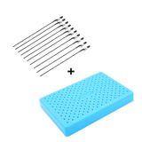 Kit 10 Mini Clip Jacare + Base Para Pintura E Artesanato