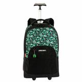 Mochila Rodinha 35l Mega Rodas Minecraft Camoterra Sestini