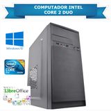 Computador Cpu Pc Intel Core 2 Duo - Memória 4 Gb