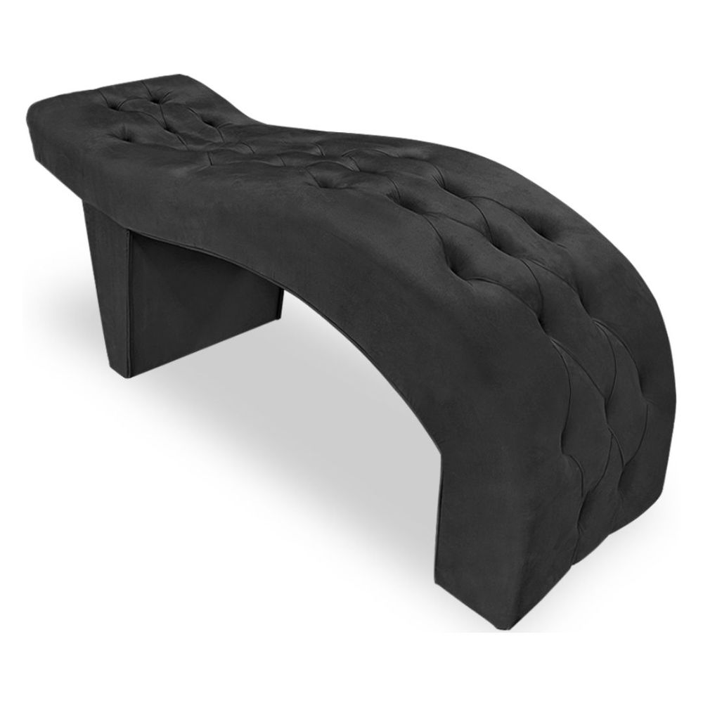 Maca Estofada Capitonê Clínica Salão Estética Suede Eduarda