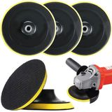 3 X Suporte Prato Disco 4 Polegadas 100mm Politriz Esmerilhadeira Lixadeira M14 Kaqi