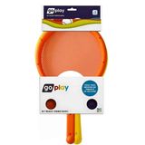 Kit Tênis De Praia Go Play Com 2 Raquetes E 2 Bolinhas - Multikids