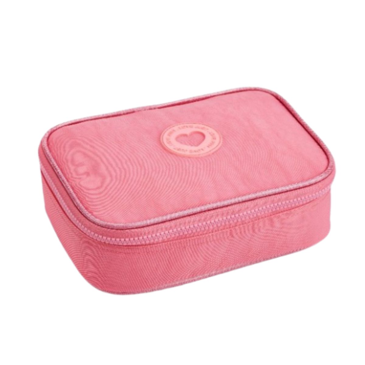 Estojo Escolar Box Denlex Grande Espaçoso Organizador Cores Material Escolar Volta As Aulas Elegante