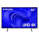 Smart TV 55" 4K Samsung 55DU7700 LED, Processador Crystal 4K, Gaming Hub, Ai Energy Mode, Alexa Built-in, Wi-Fi, Bluetooth, USB e HDMI