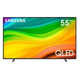 Smart TV 55 QLED 4K Samsung 55Q60D, Tecnologia de Pontos Quânticos, Design AirSlim, Gaming Hub, Ai Energy Mode