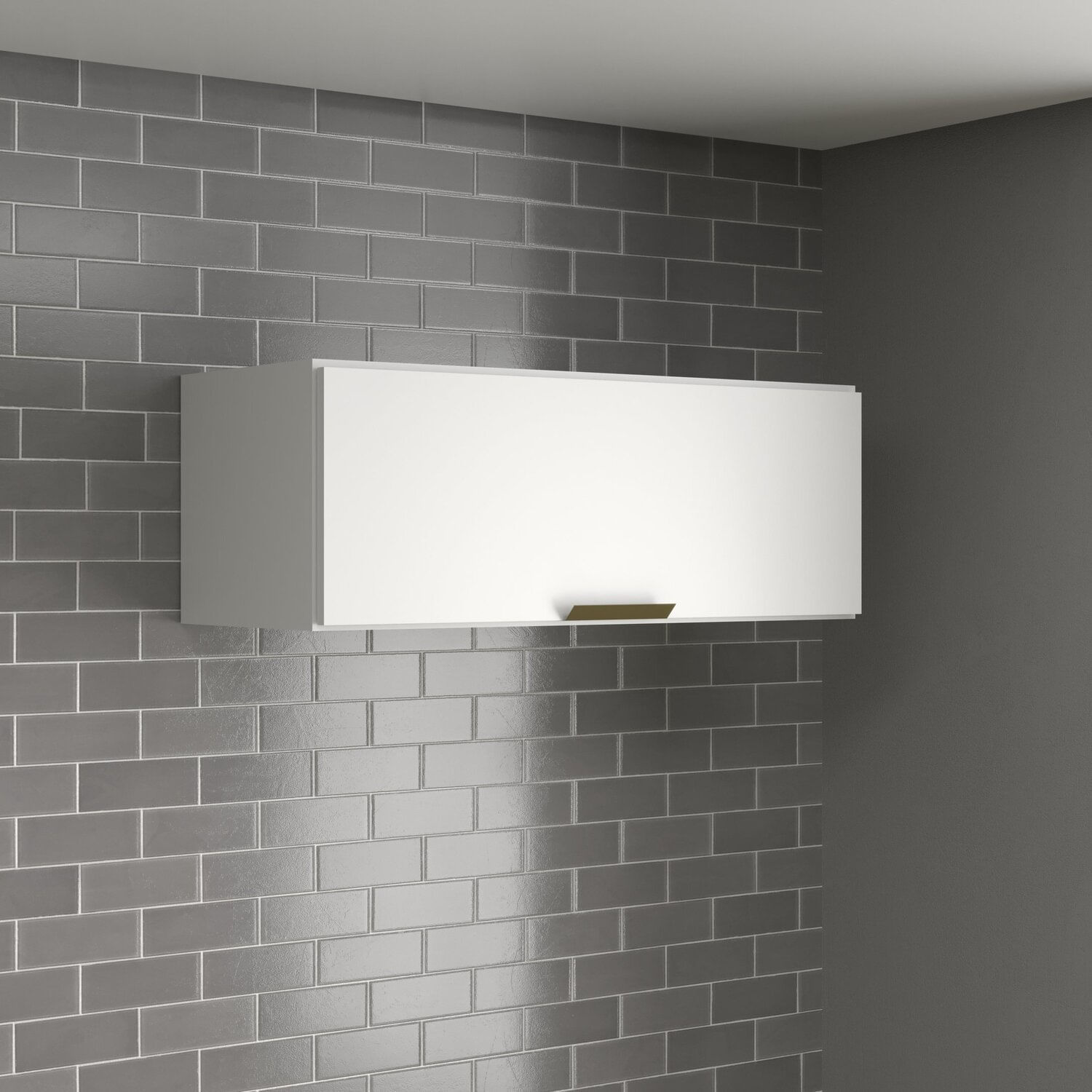 Armário Aéreo Para Cozinha Cooktop 80 Cm Branco