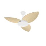 Ventilador Teto 3 Pás Palha Winds Potente Branco Ventax 110v