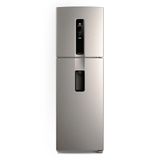 Geladeira Electrolux Frost Free Inverter 410l Água Na Porta Com Autosense Duplex Inox Look (iw46s) 220v