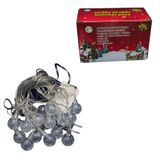Cordão De Natal 20 Leds Bolinhas Pisca - Chibrali
