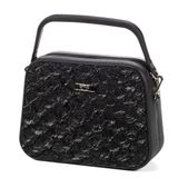Bolsa De Ombro Mão Feminina Shrug Bag Lina Pirarucu 100.06 Preto
