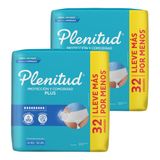 Roupa Íntima Plenitud Plus Tamanho G/xg - 2 Pacotes Com 32 Tiras - Total 64 Tiras
