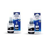 Tinta Epson T774 T774120 Black| L656 L1455 L655 M100 M105 M200 Conjunto 2 Pçs
