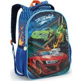 Mochila De Costas 17 Racing Carro Speed Passeio Escolar