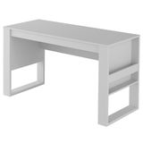 Mesa Escrivaninha Para Escritorio Me4146 Branco Tecno Mobili