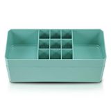 Organizador De Maquiagem, Porta Jóias De 2 Andares Linha Loft Black Friday Turquesa