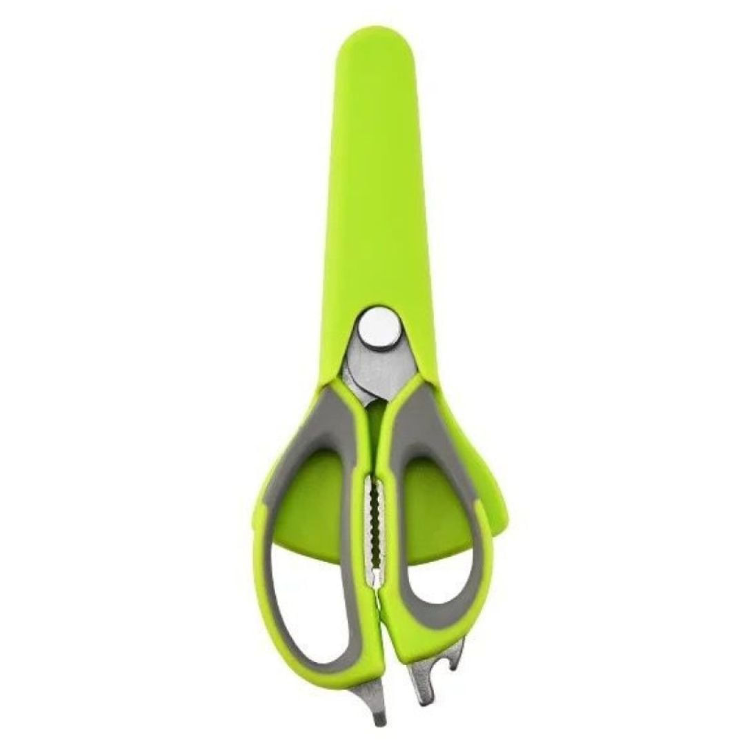 Tesoura De Cozinha Multifuncional 7 Em 1 Com Capa Protetora