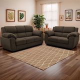 Sofá De 3 E 2 Lugares Cama Inbox Paris Com 202cm E 152cm De Larguras E Revestidos Em Bouclé
