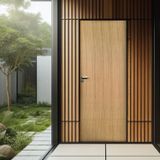 Kit Porta De Madeira Lisa Angelim 210x82cm Batente 11cm Uniportas