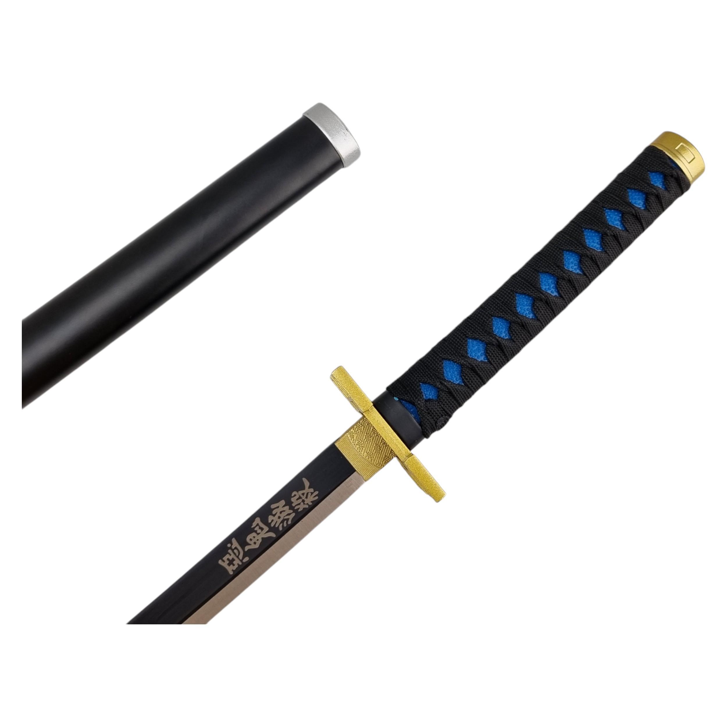 Katana Média Wakizashi 74cm Muichiro Tokito Demon Slayer Aço