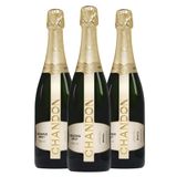 Kit Com 3 Espumantes Chandon Réserve Brut 750ml