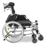 Cadeira De Rodas Reclina Alumínio Dobrável D700 Dellamed T48