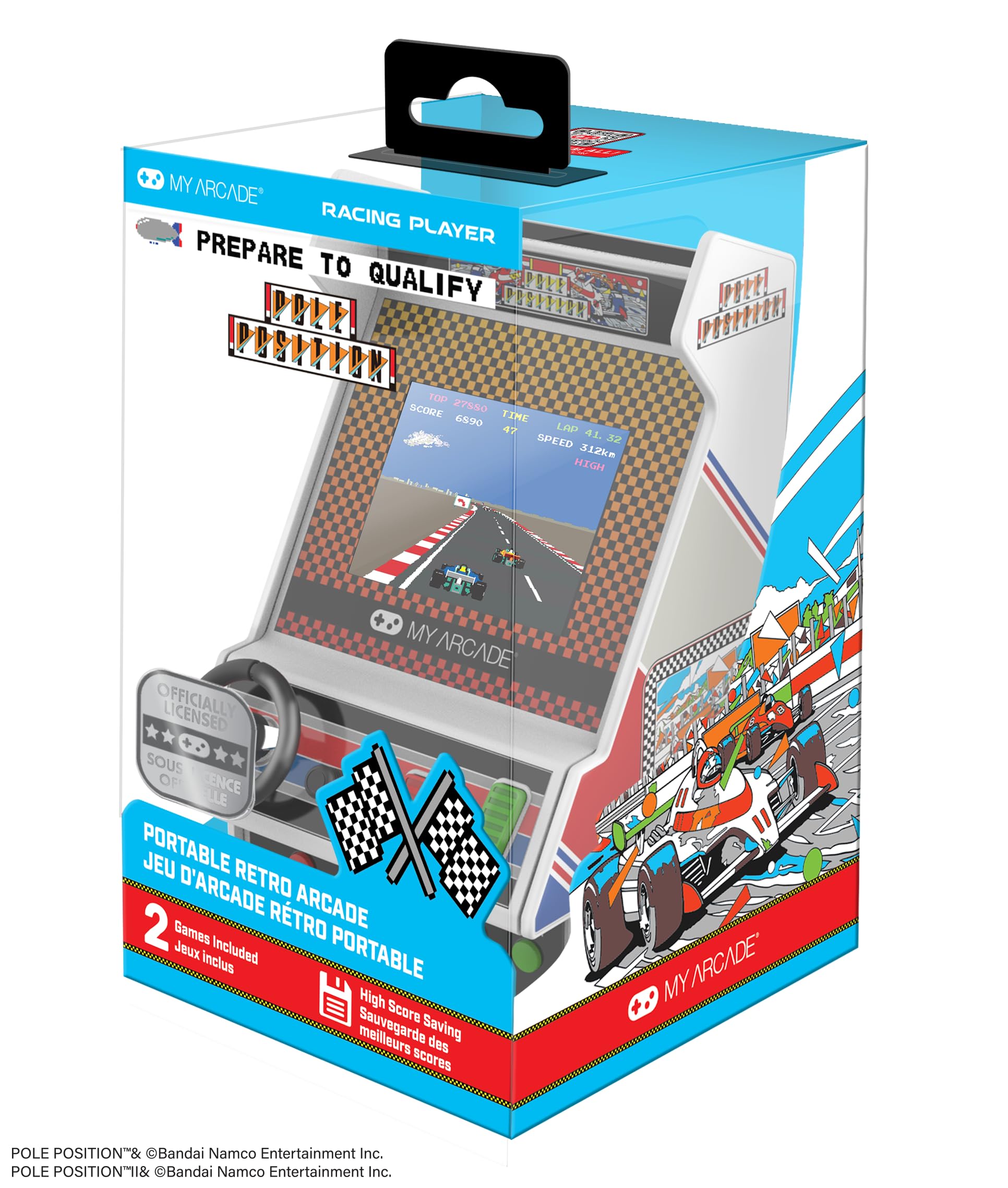 Mini Console De Jogos De Arcade My Arcade Pole Position Racing