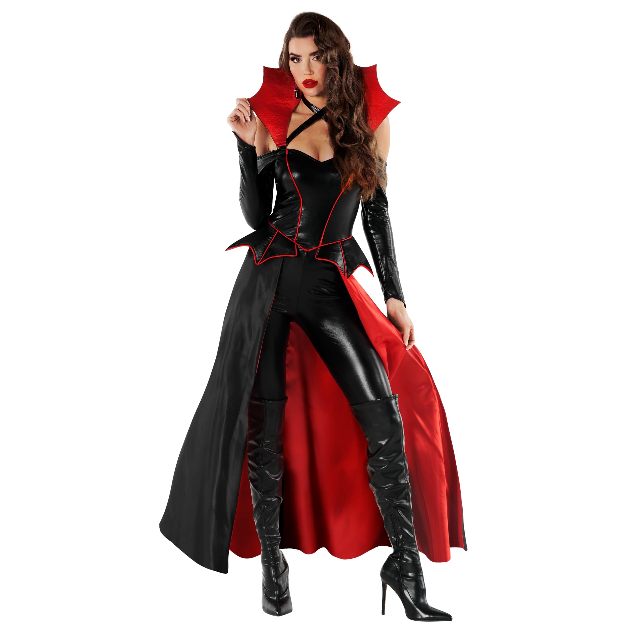 Traje Morph Vampire, Macacão Feminino E Adulto, Vampiress Medium