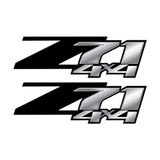 Par De Adesivos Chevrolet Z71 S10 Lateral Preto