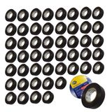 Kit 100 Fita Isolante 19mm 10m Resistente Fogo Umidade Hella