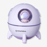 Luminária Umidificador Astronauta Rosa Zonacriativa