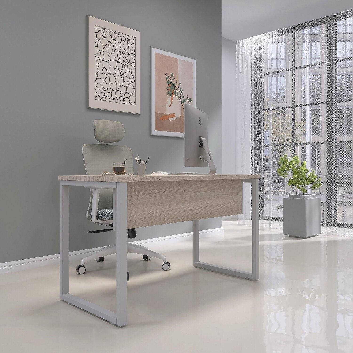 Mesa Madeira 1200cm X 600cm M120/60p25tub Cinza