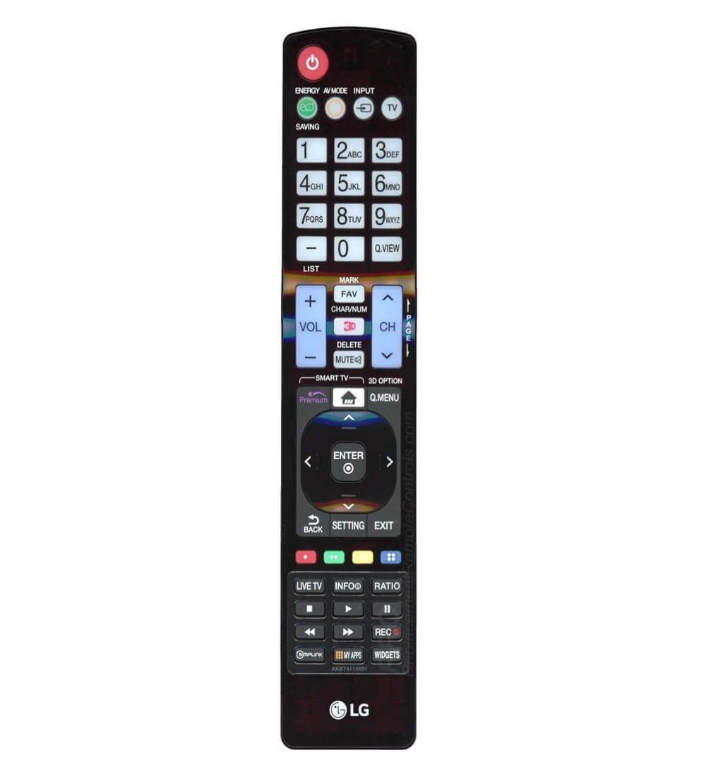 Controle Remoto Lg Smart 3d Original - Akb74115501 Substitui Akb73756526