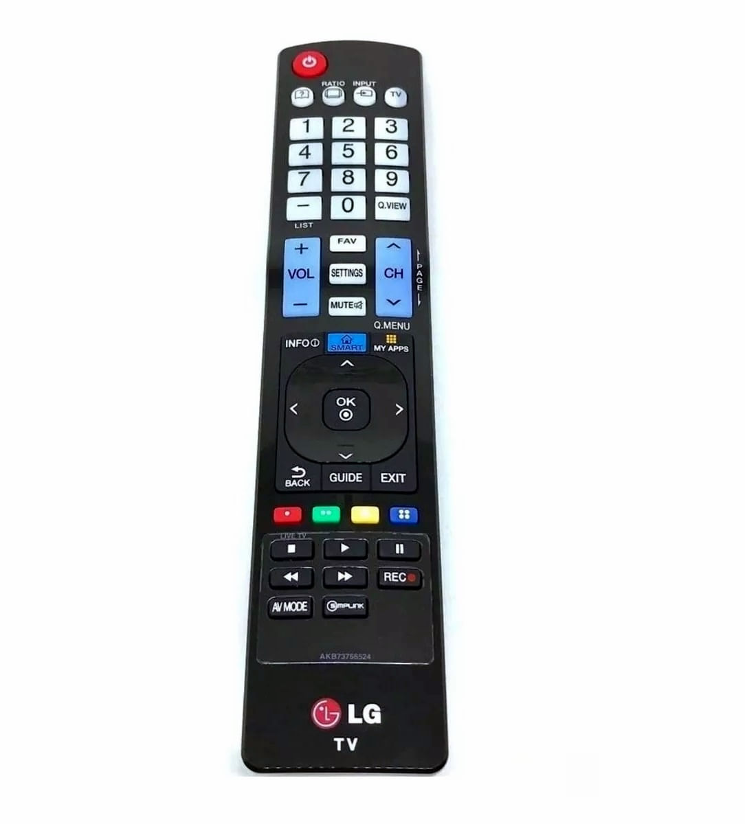 Controle Original Tv Lg Akb73756504 Substitui O Akb73756524