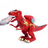 Dinossauro T-rex Grande Luzes Led E Fumaça: Anda E Bota Ovos