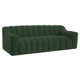 Sofá 2 Lugares Luxo Recepção Escritorio Sala Elegance 150cm Linho Verde