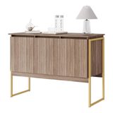 Aparador Dourado 3 Portas Affara Dourado