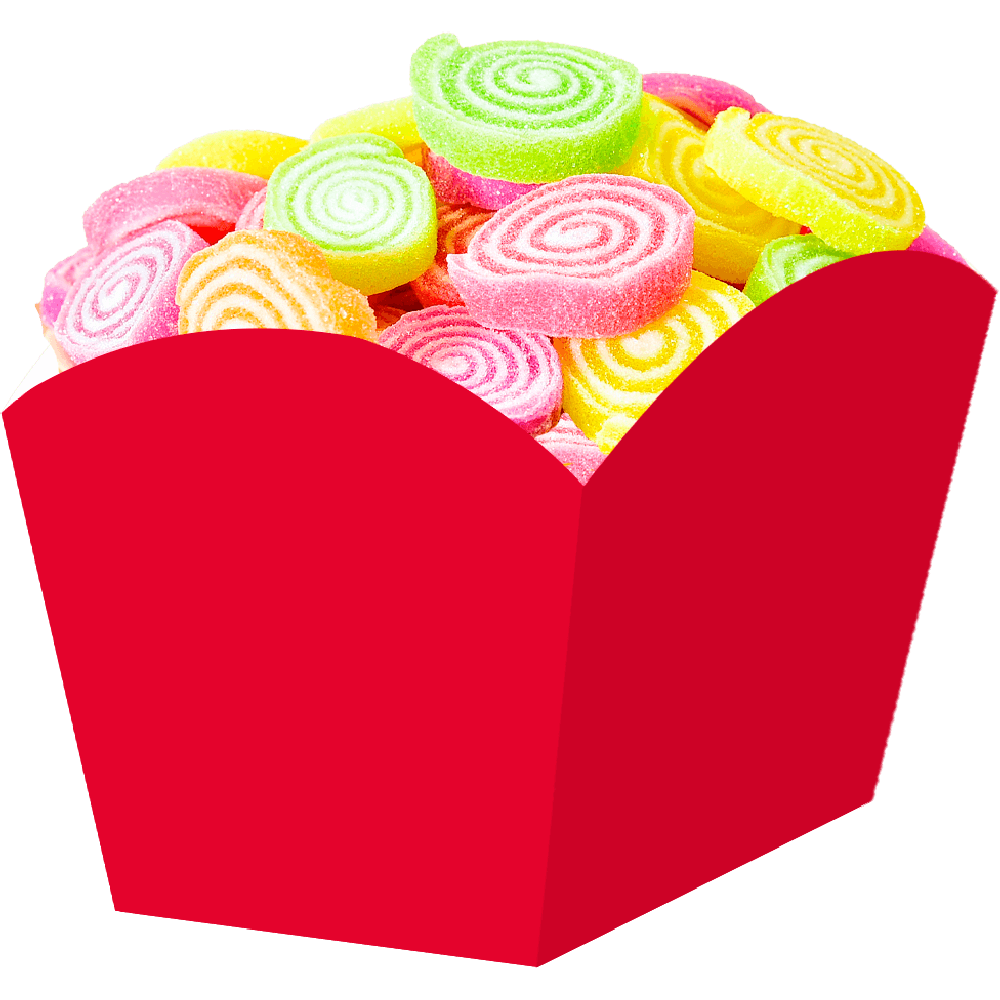 Cachepot De Papel Vermelho - 8 Unidades