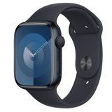 Apple Watch Series 9 Caixa Meia-Noite Alumínio 45mm Pulseira Esportiva Meia-Noite M/G