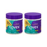 Gelatina Capilar Novex 500g Meus Cachos Texturizadora - 2un