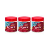 Gelatina Capilar Novex 500g Meus Cachos De Cinema - 3un