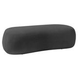 Puff Itália 120cm Sala Escritorio Luxo Linho Cinza