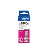 Garrafa De Tinta Brother Btd100m Magenta