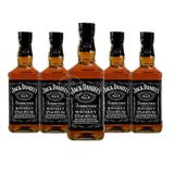 Kit 5 Whisky Jack Daniel&#39;s Old No.1 Original 375ml Uísque Padrinhos Casamento